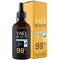 Sérum facial con Vitamina C y ácido hialurónico puro ● 99% natural ● tónico facial con efecto antiarrugas y antiedad…